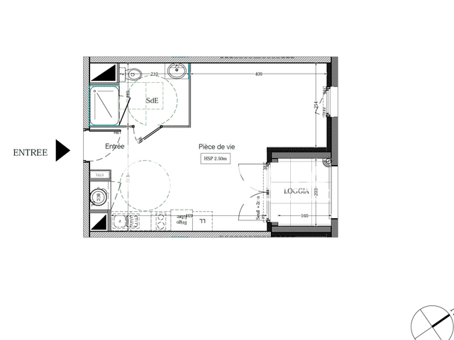 Studio (30.2 m²) à louer - Montaigu Vendee (85600)