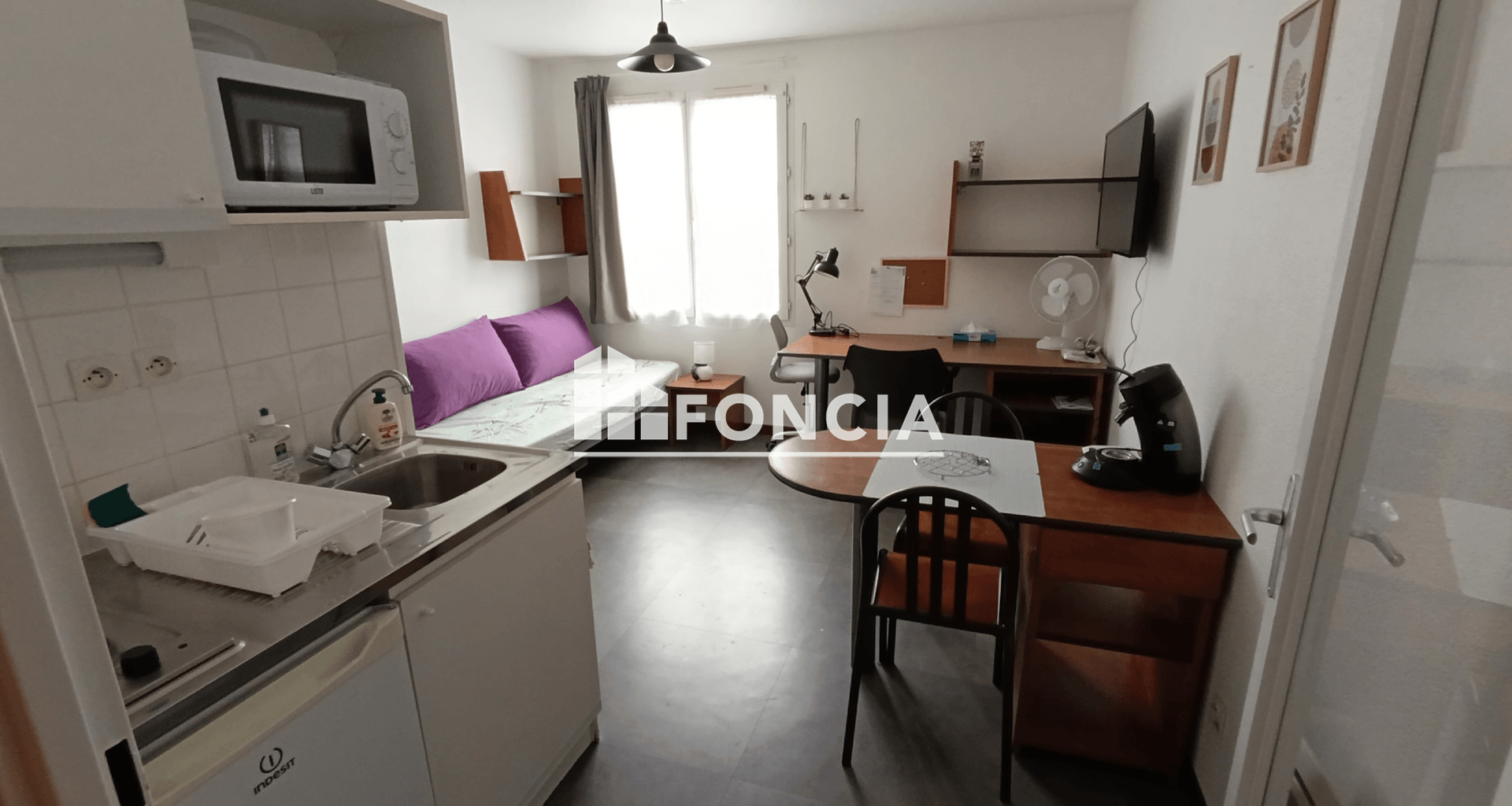 Studio meublé (19.1 m²) à louer - Saint-étienne (42000)