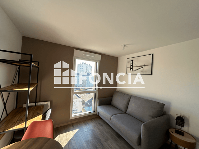 Studio meublé (18.62 m²) à louer - Tours (37100)