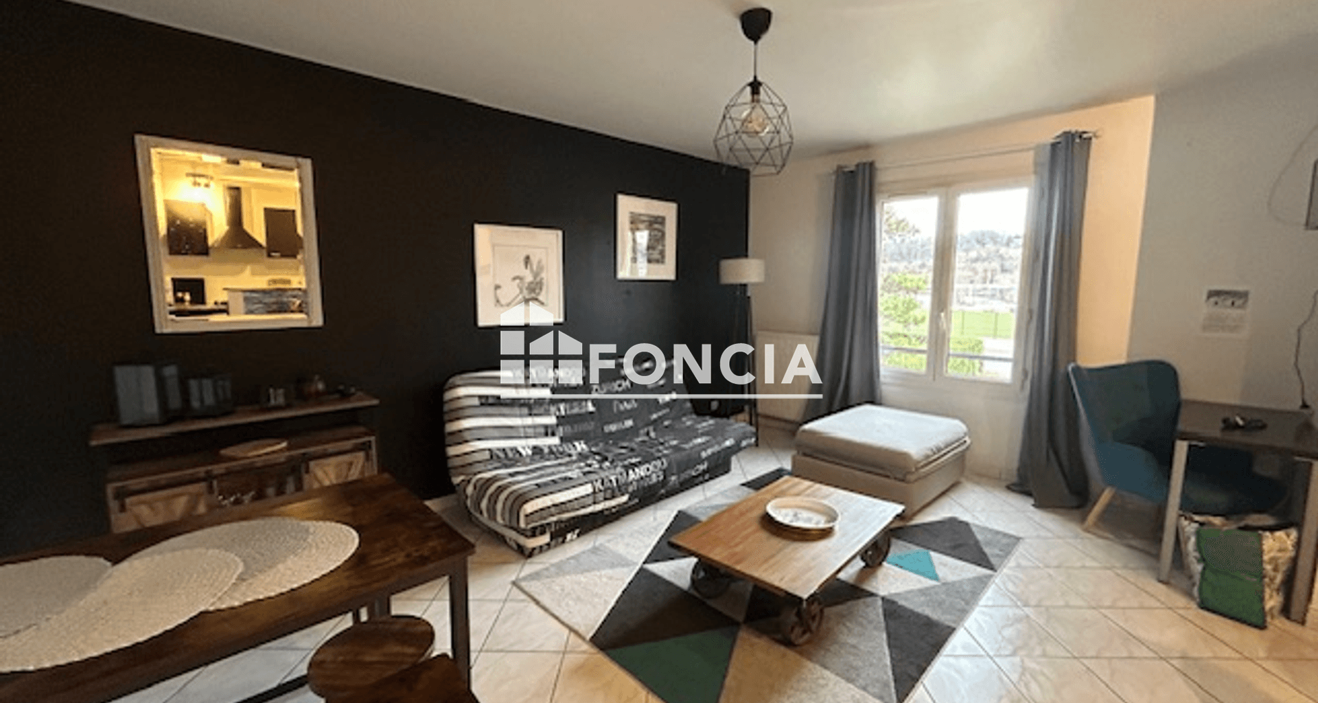 Appartement meublé 2 pièces (44.98 m²) à louer - Couzon-au-mont-d'or (69270)