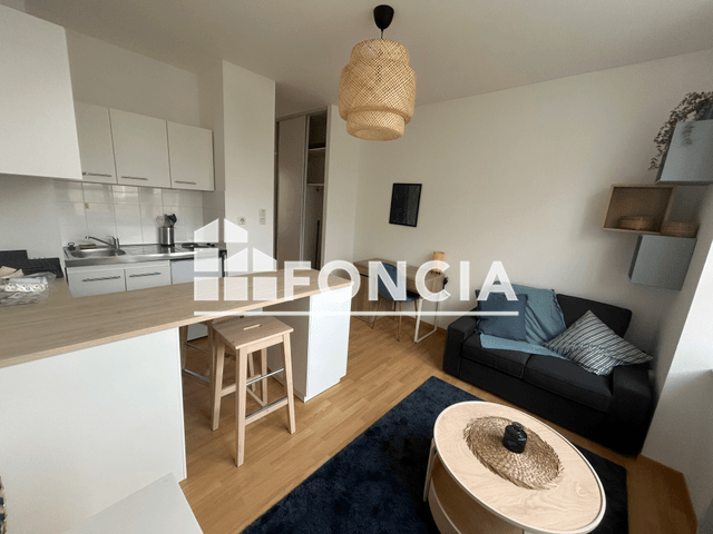 Appartement meublé 2 pièces (27.53 m²) à louer - Brest (29200)