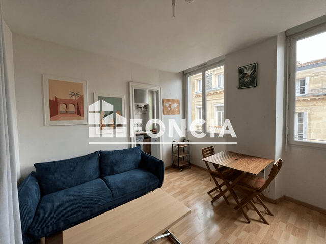 Studio meublé (33.2 m²) à louer - Bordeaux (33000)
