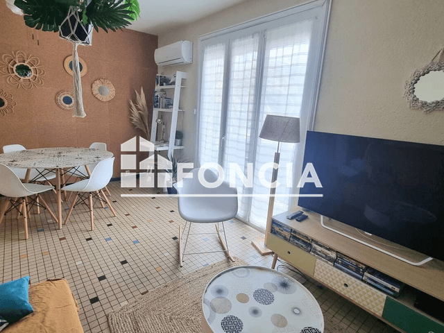 Appartement meublé 2 pièces (36.7 m²) à louer - St Cyprien Plage (66750)