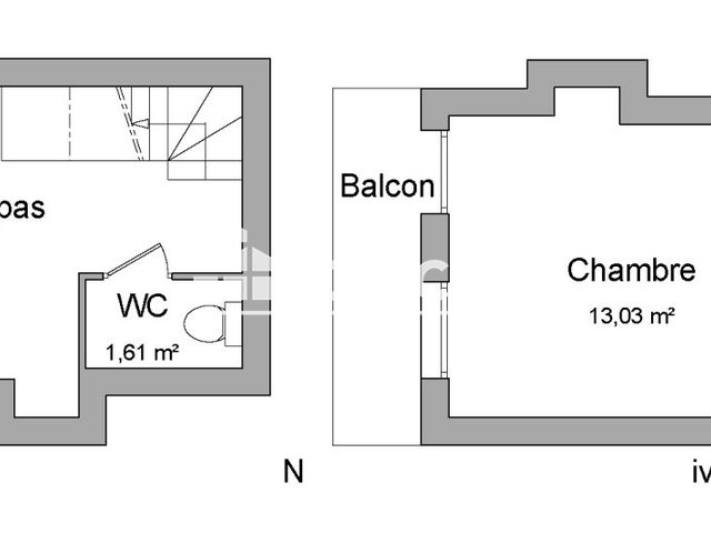 Studio (36.03 m²) à louer - Tullins (38210)