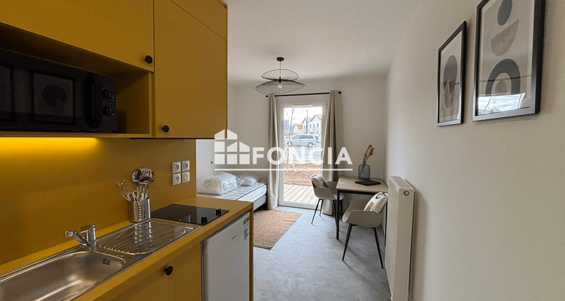Studio meublé (17.92 m²) à louer - Saint-priest (69800)