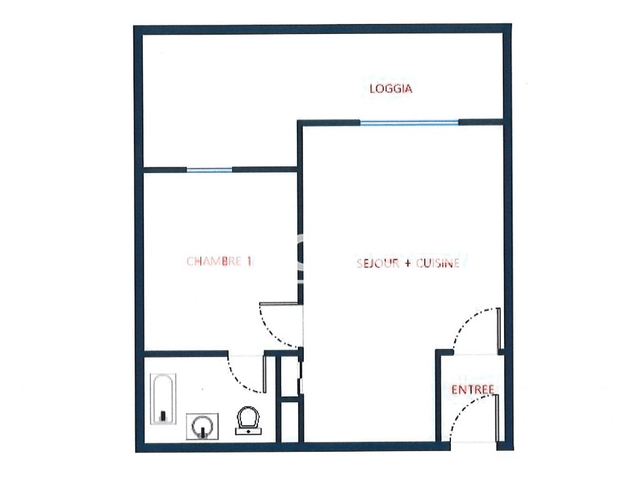 Appartement 2 pièces (25.09 m²) à louer - La Londe Les Maures (83250)