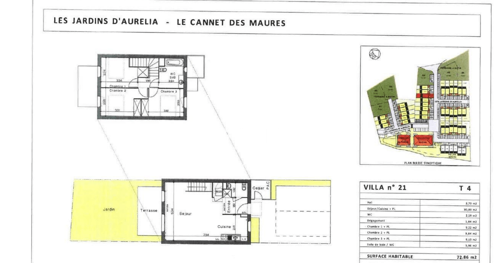 Maison 4 pièces (72.86 m²) à louer - Le Cannet-des-maures (83340)