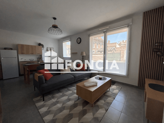 Appartement meublé 2 pièces (49 m²) à louer - Wingles (62410)