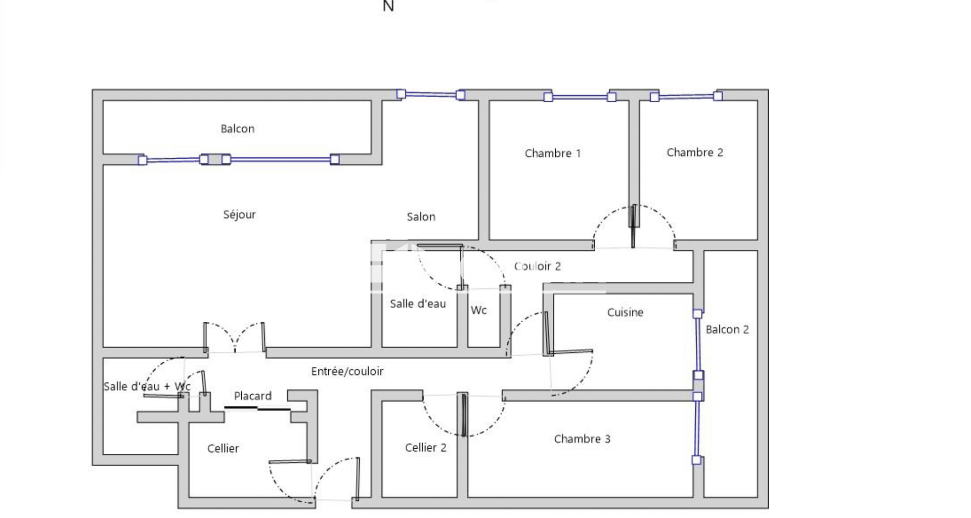 Appartement 5 pièces (123 m²) à vendre - Bourg-lès-valence (26500)