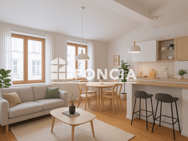 Appartement 2 pièces (47.24 m²) à vendre - Lyon 4ᵉ (69004)