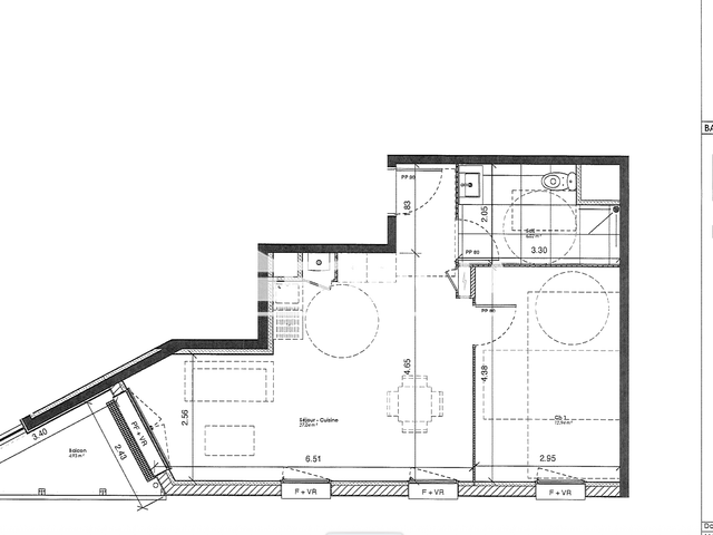 Appartement 2 pièces (46 m²) à louer - Darnetal (76160)