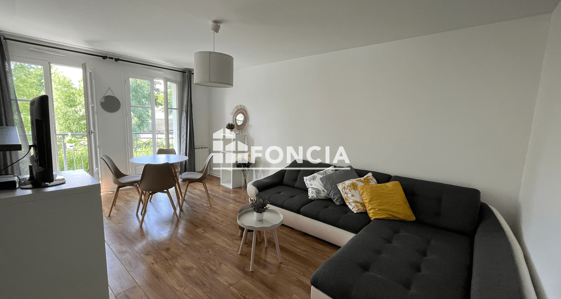 Appartement meublé 3 pièces (55.98 m²) à louer - Bailly-romainvilliers (77700)