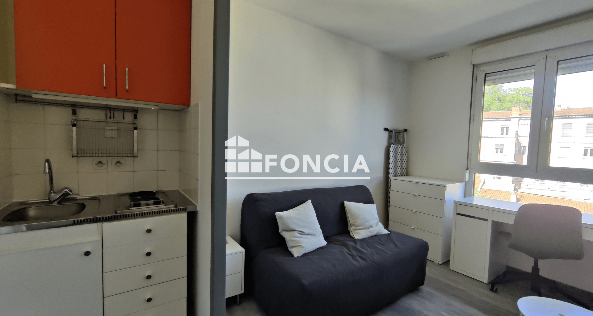 Studio meublé (15.56 m²) à louer - Lyon 4ᵉ (69004)