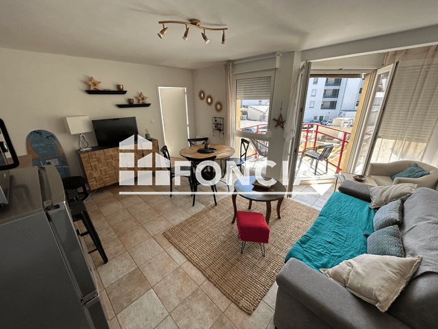 Appartement meublé 2 pièces (39.65 m²) à louer - Perros Guirec (22700)