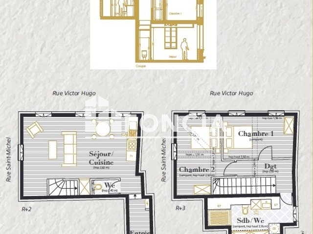 Appartement 3 pièces (70.16 m²) à louer - Saintes (17100)