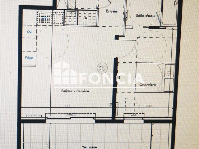 Appartement 2 pièces (42.5 m²) à louer - Montpellier (34000)