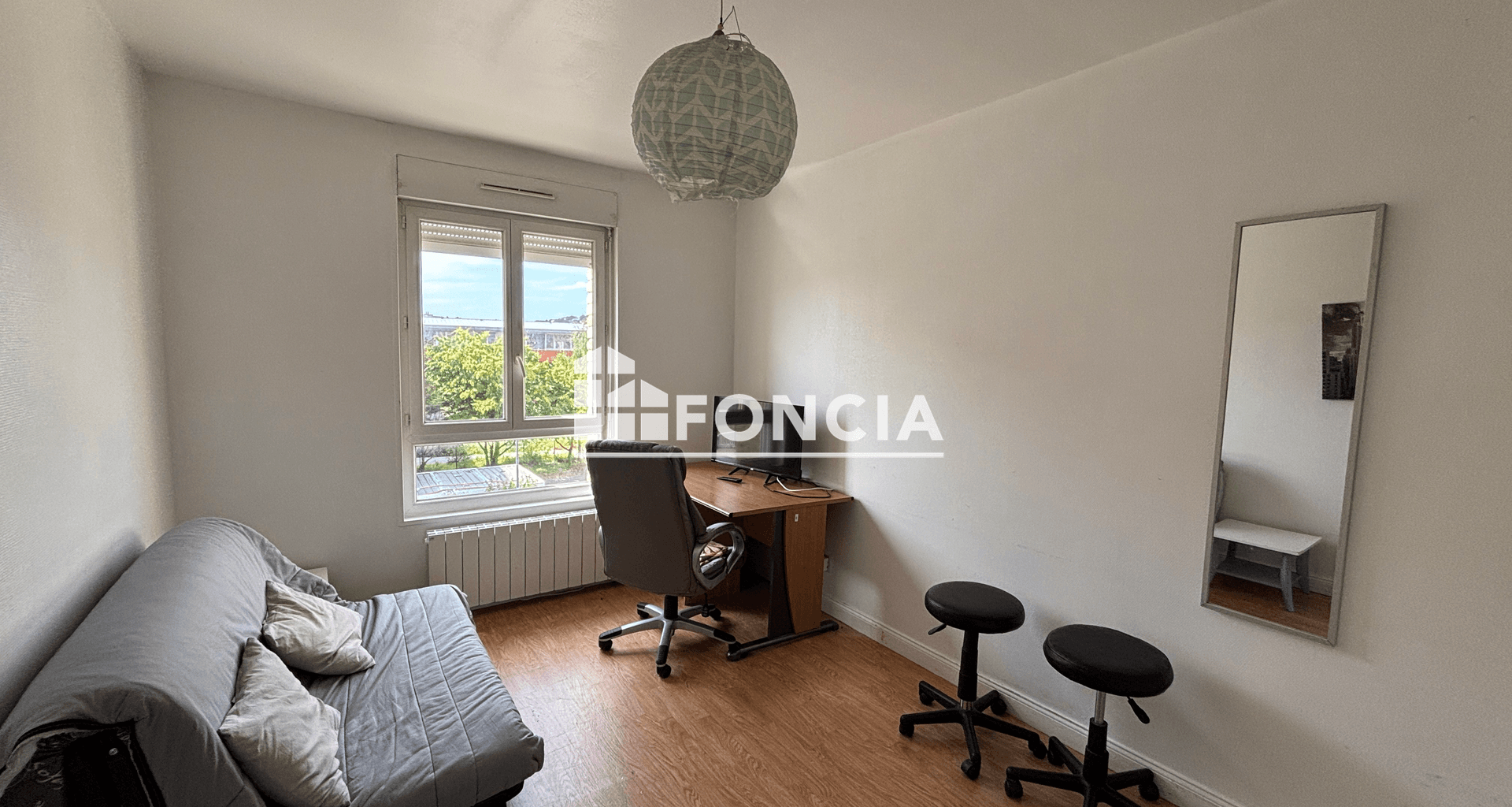 Studio meublé (19.6 m²) à louer - Le Havre (76600)