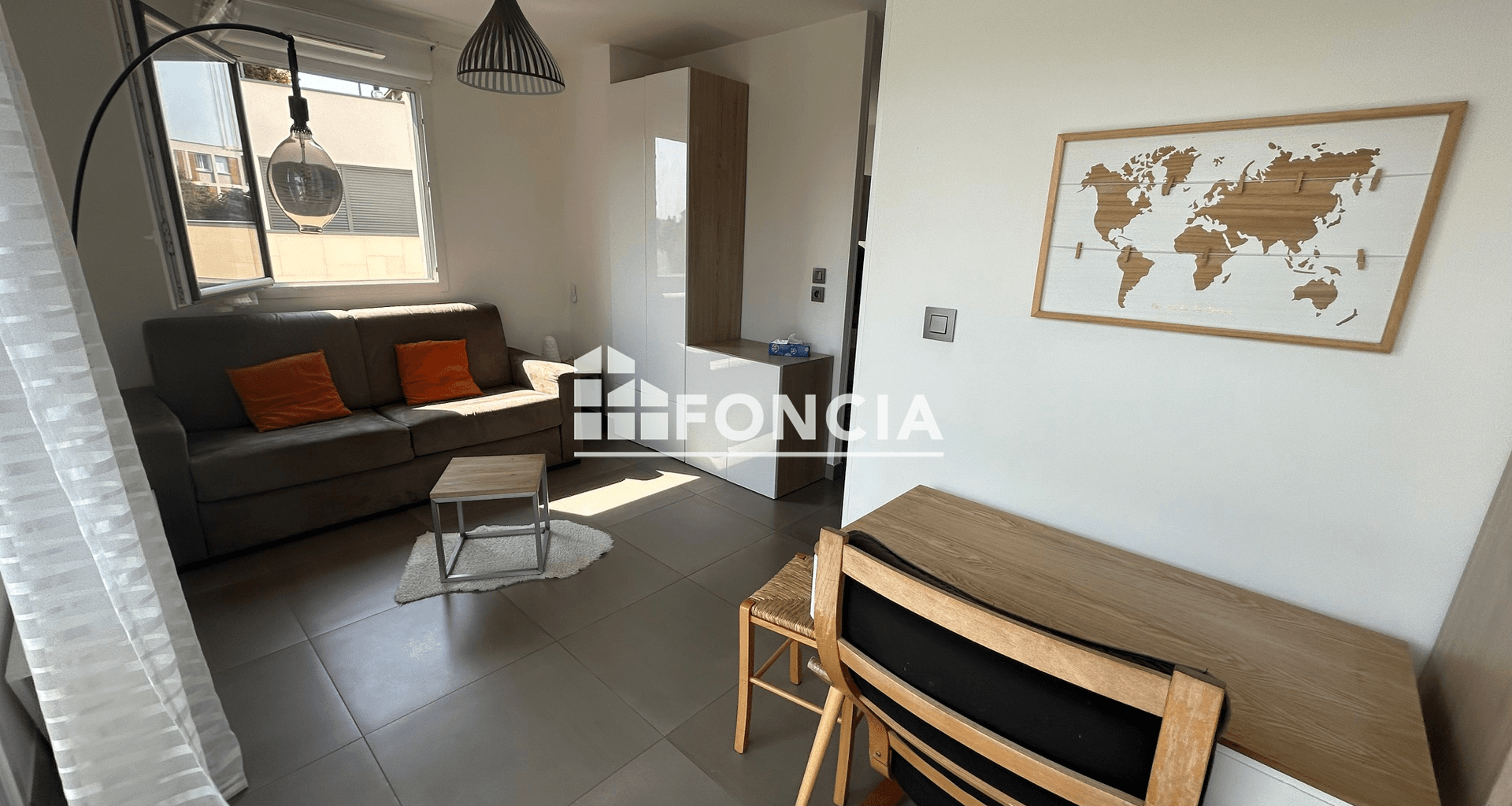 Studio meublé (30.96 m²) à louer - Villeurbanne (69100)