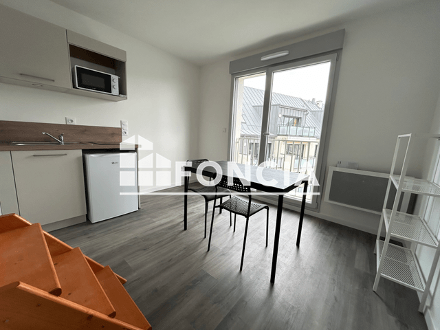 Studio meublé (21.37 m²) à louer - Rouen (76000)