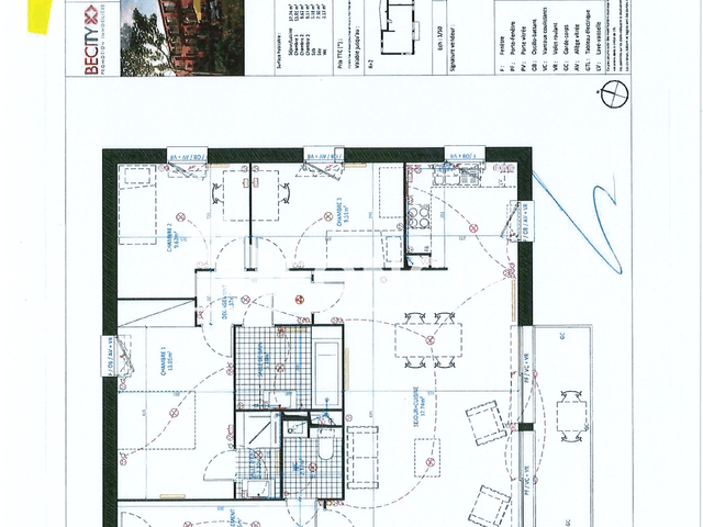 Appartement 4 pièces (89.69 m²) à louer - Faches-thumesnil (59155)