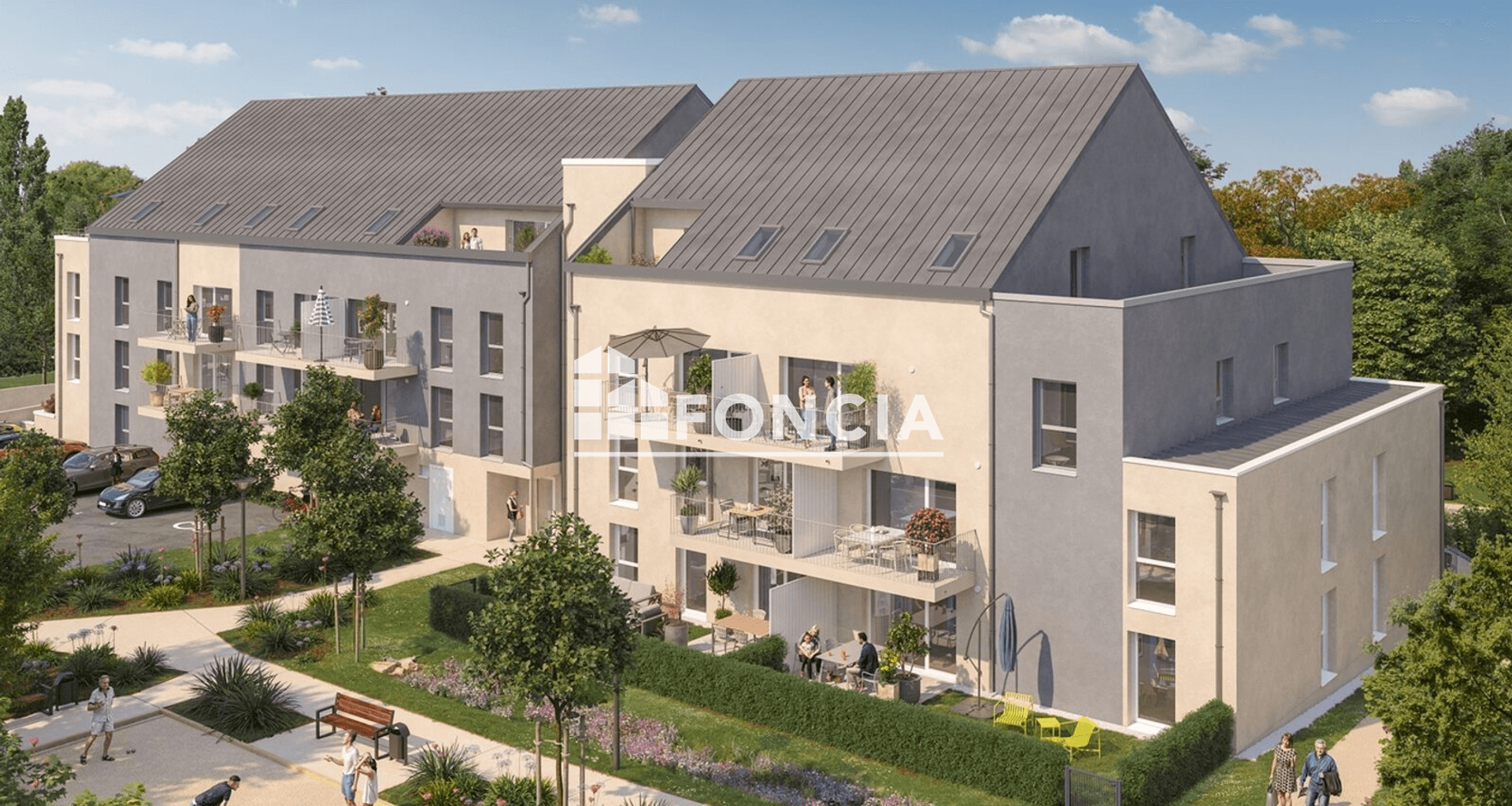 Appartement 2 pièces (45 m²) à vendre - Vezin-le-coquet (35132)