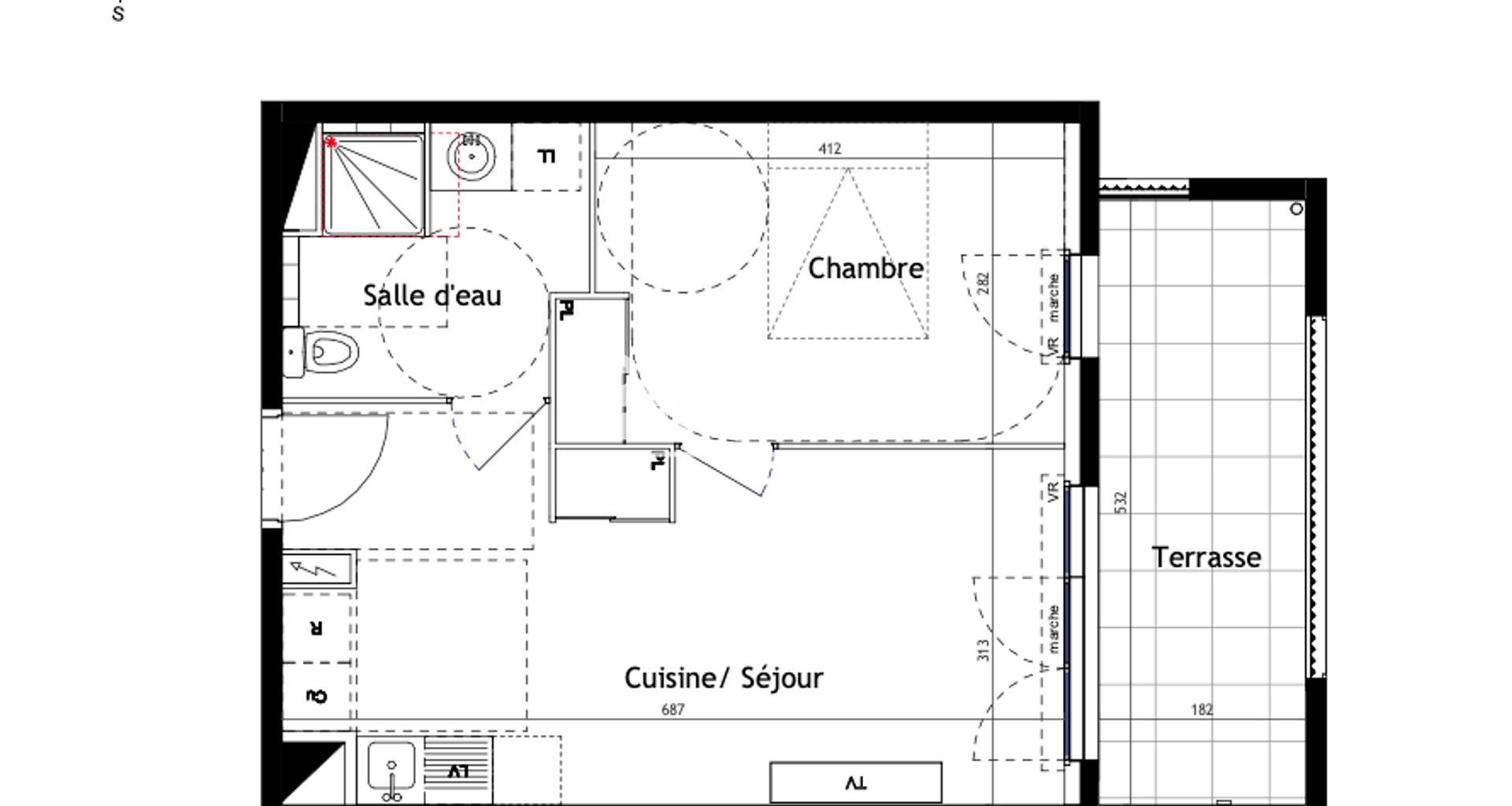 Appartement 2 pièces (39.5 m²) à louer - Nîmes (30000)