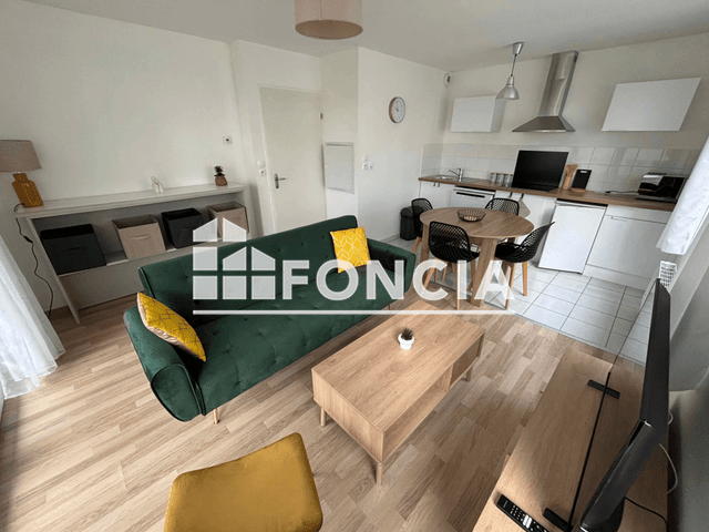 Appartement meublé 2 pièces (43.06 m²) à louer - Tours (37100)