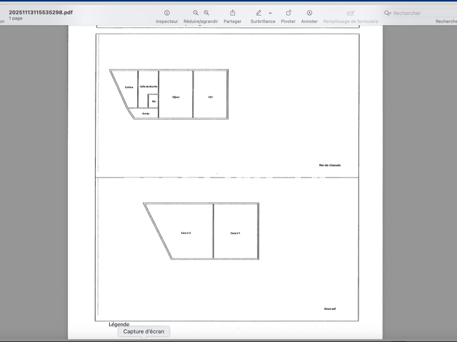 Maison 2 pièces (41.42 m²) à louer - Juvisy Sur Orge (91260)