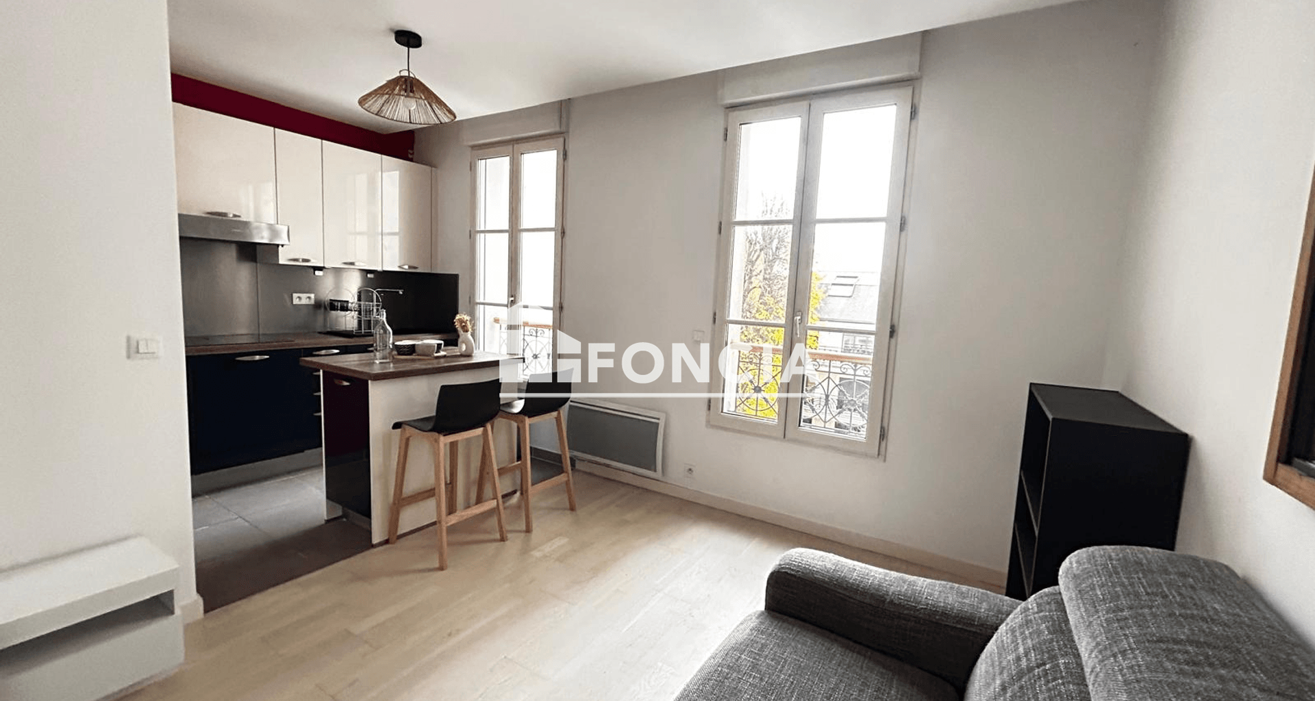 Appartement meublé 2 pièces (33.74 m²) à louer - Clamart (92140)