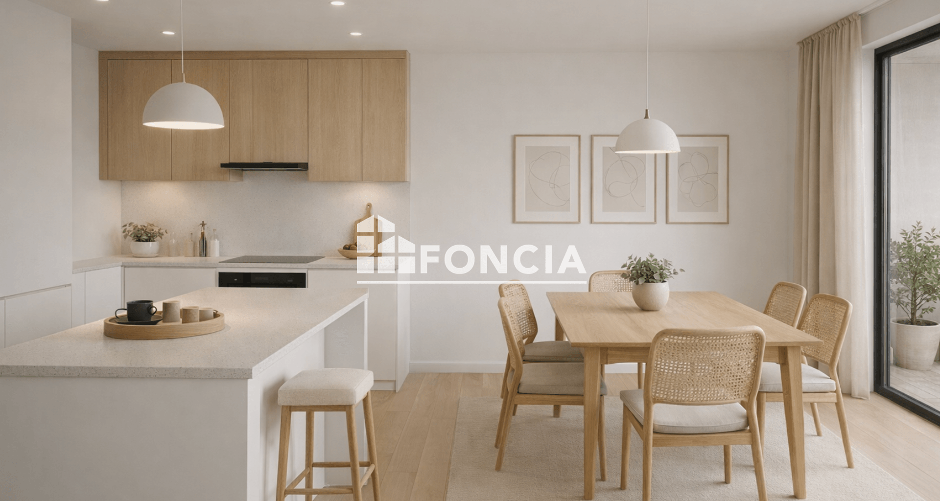 Appartement 3 pièces (59.33 m²) à vendre - Touques (14800)