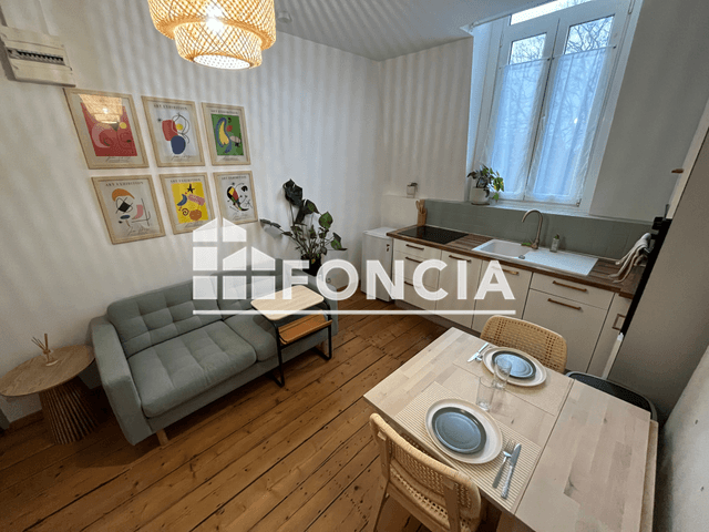 Appartement meublé 2 pièces (25.17 m²) à louer - Roubaix (59100)