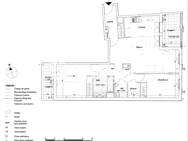 Appartement 3 pièces (76.98 m²) à louer - Marseille 2ᵉ (13002)