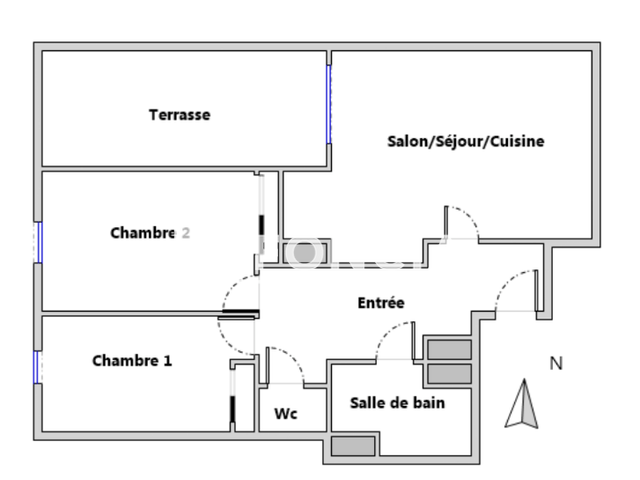 Appartement 3 pièces (63 m²) à louer - Toulouse 1ᵉʳ (31100)