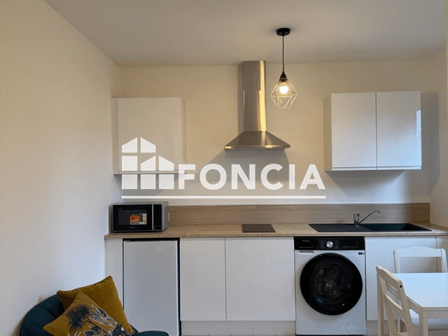 Studio meublé (22.23 m²) à louer - Massieux (01600)