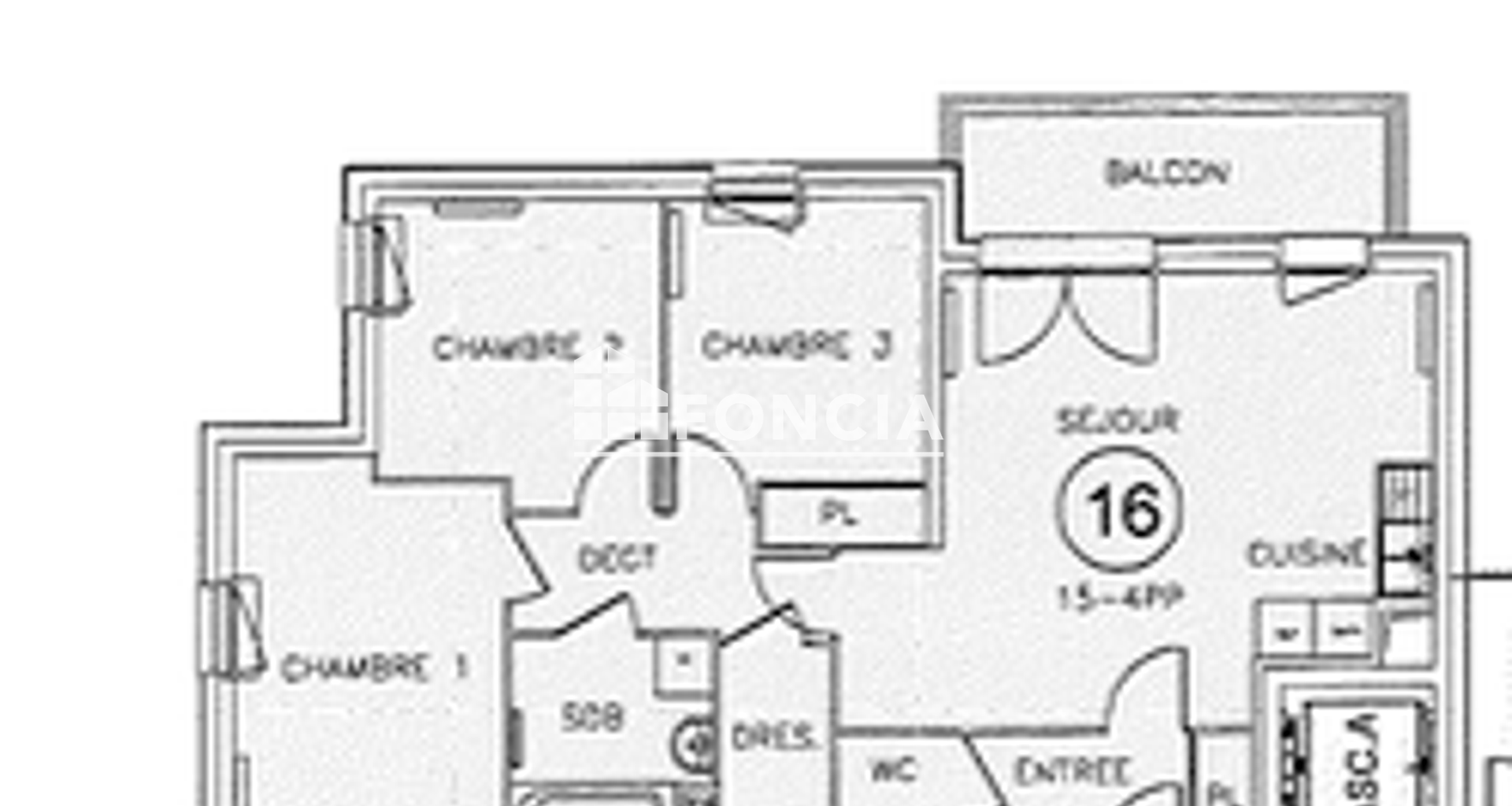 Appartement 4 pièces (70.83 m²) à vendre - Bussy-saint-georges (77600)
