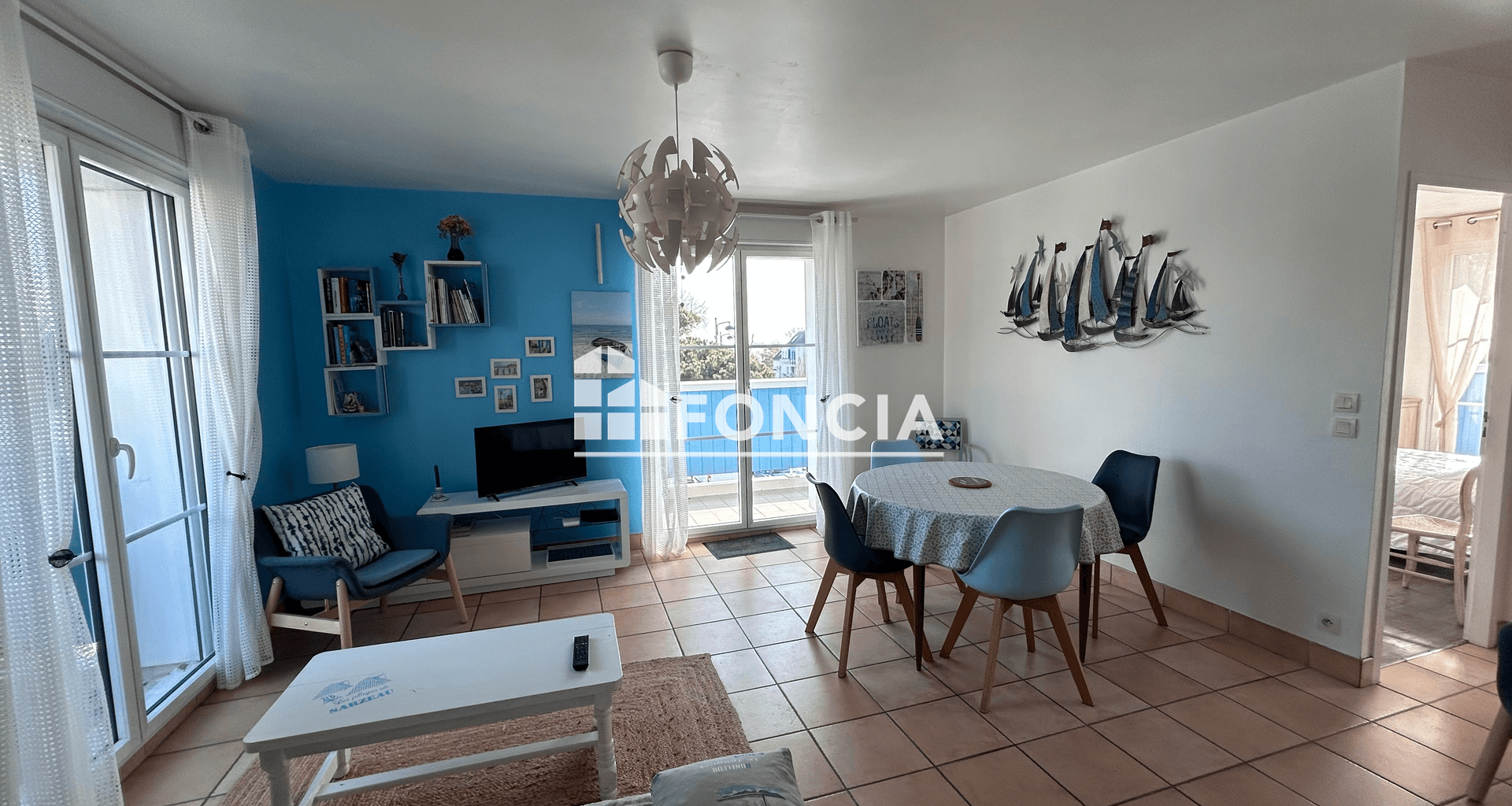 Appartement meublé 3 pièces (57.19 m²) à louer - Sarzeau (56370)