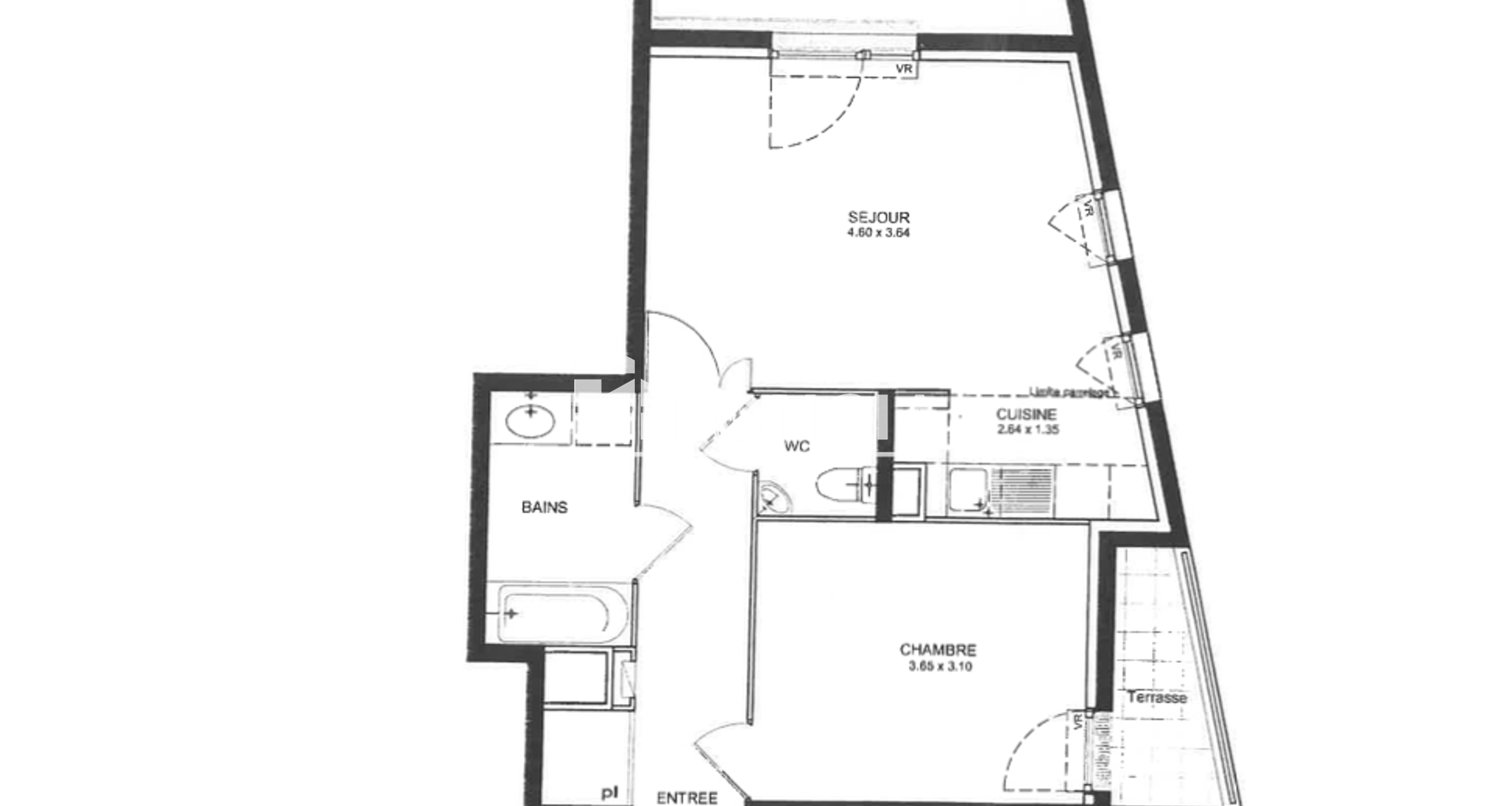 Appartement 2 pièces (47.85 m²) à louer - Saint-michel-sur-orge (91240)