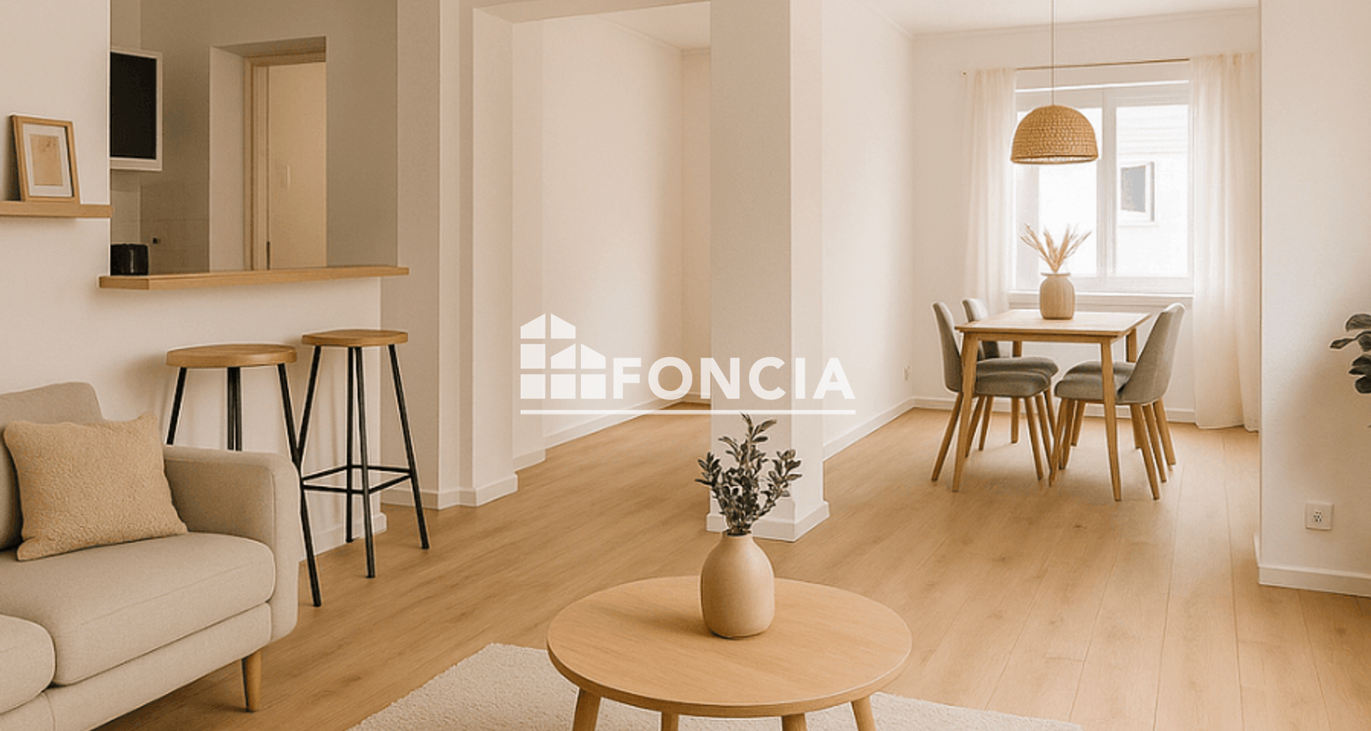 Maison 3 pièces (65 m²) à vendre - Faches-thumesnil (59155)