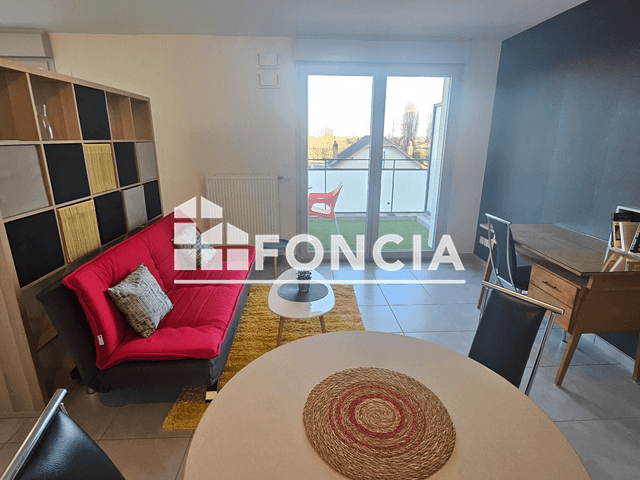 Studio meublé (33.25 m²) à louer - Longvic (21600)