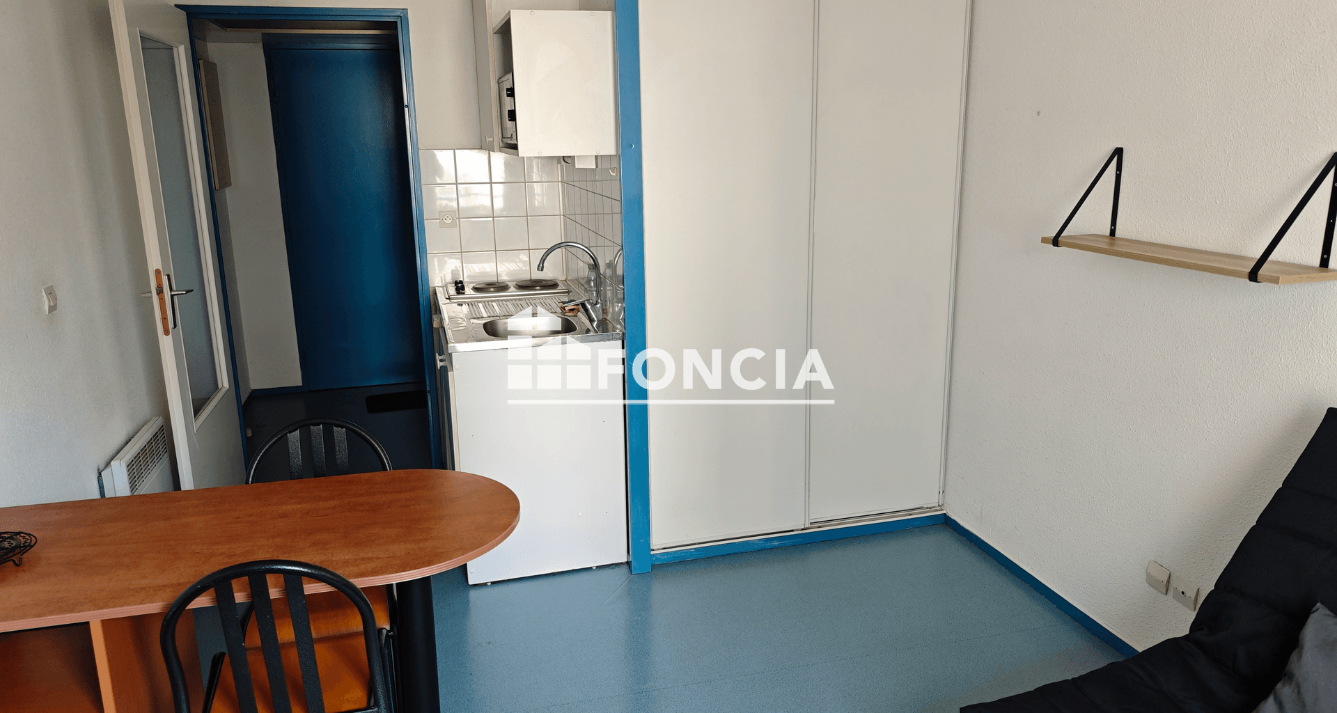Studio meublé (19.04 m²) à louer - Villeurbanne (69100)