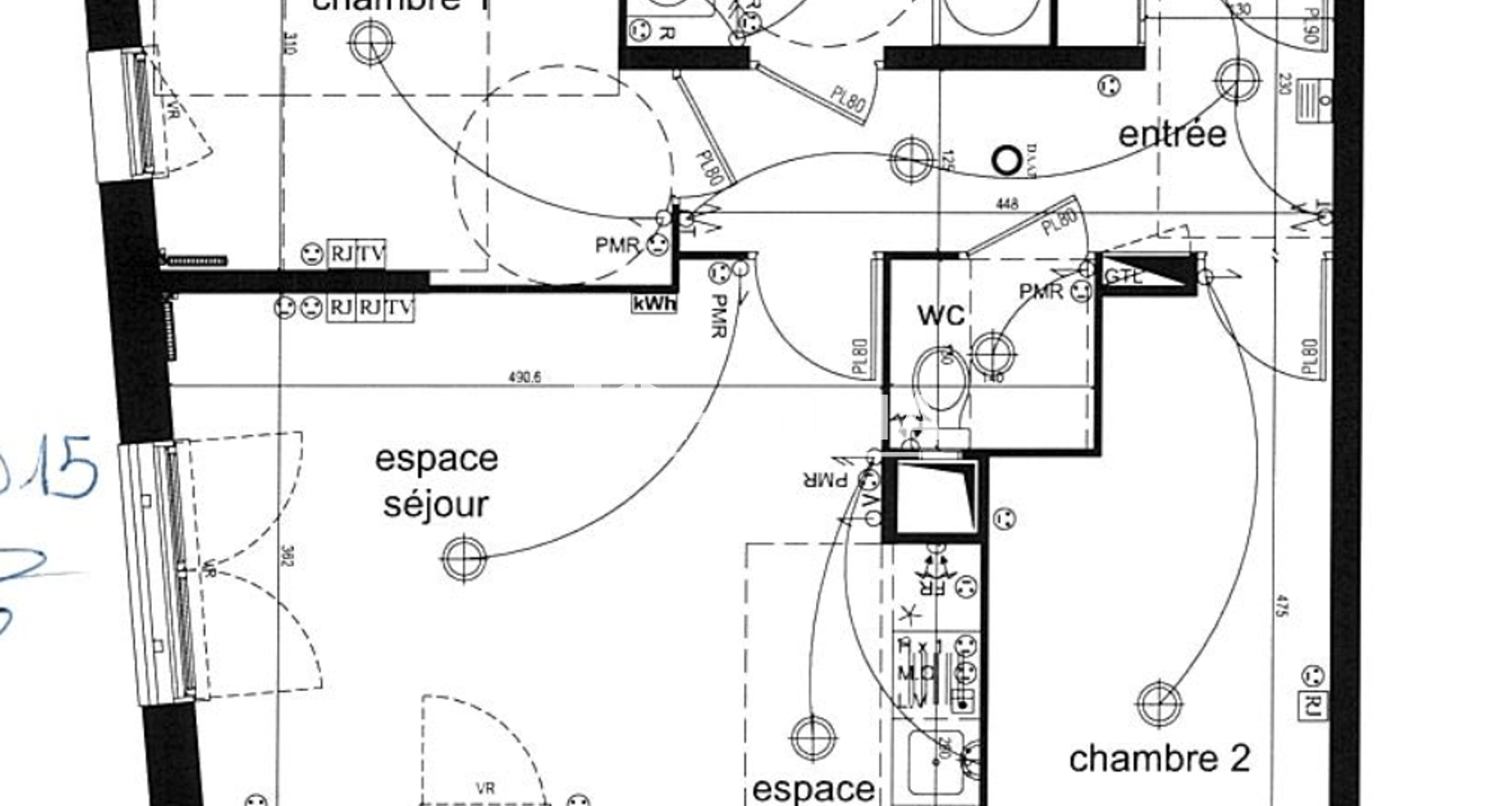 Appartement meublé 3 pièces (56.44 m²) à louer - ÉRagny (95610)