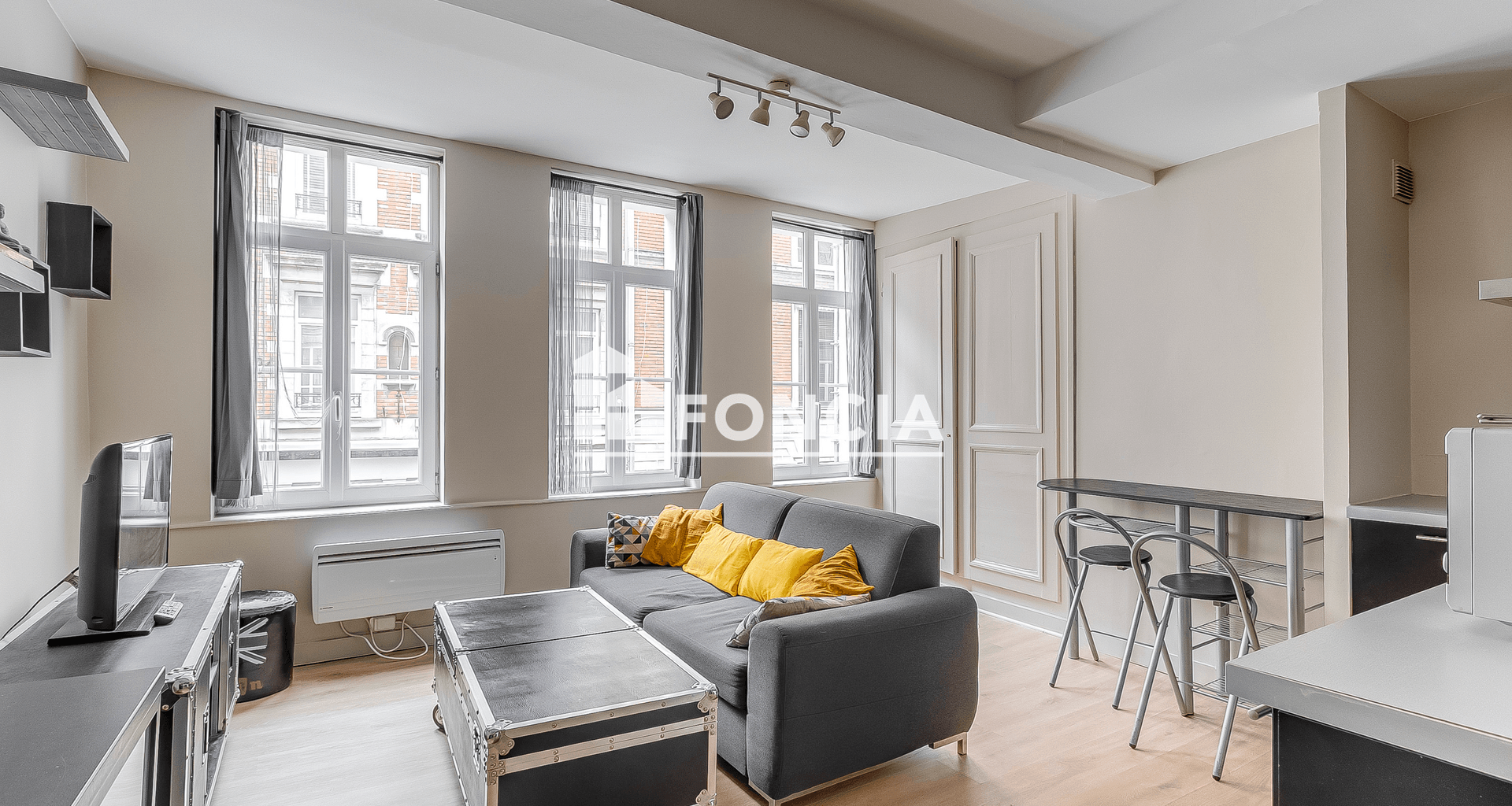 Appartement 2 pièces (37 m²) à vendre - Lille (59800)