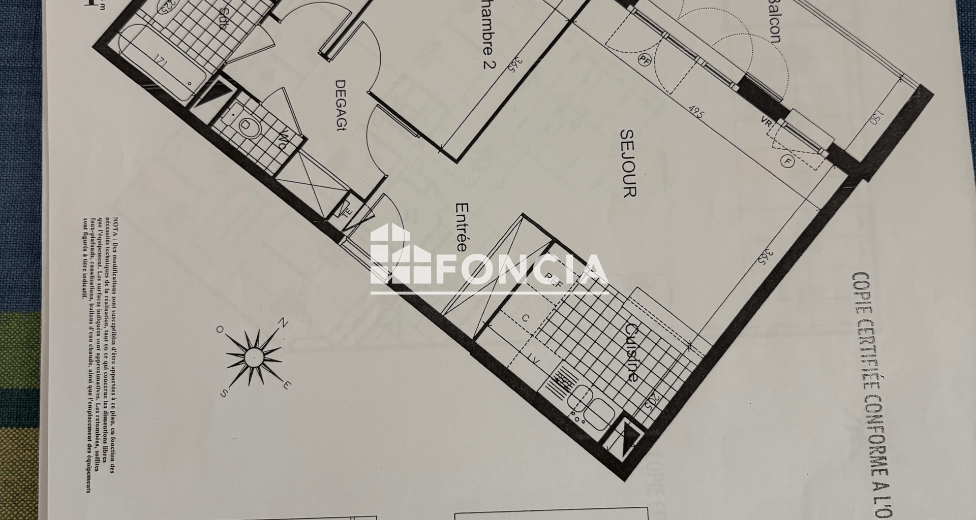 Appartement 3 pièces (59.38 m²) à vendre - ÉRagny (95610)