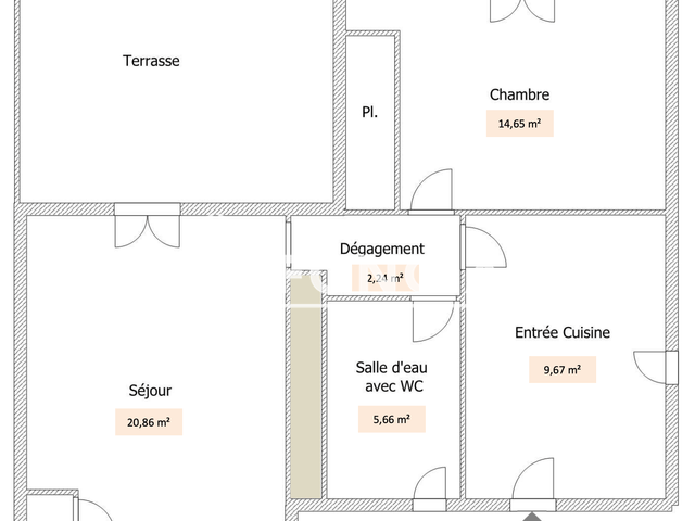 Maison 3 pièces (53.08 m²) à louer - Rodilhan (30230)