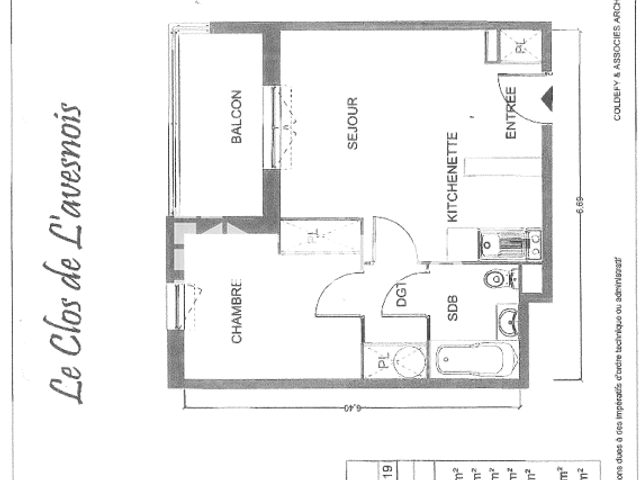 Appartement 2 pièces (37.24 m²) à louer - Maubeuge (59600)