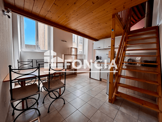 Studio meublé (38.54 m²) à louer - Lyon 1ᵉʳ (69001)