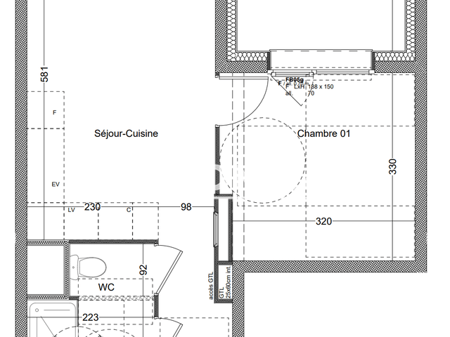 Appartement 2 pièces (41.02 m²) à louer - Le Pont De Claix (38800)