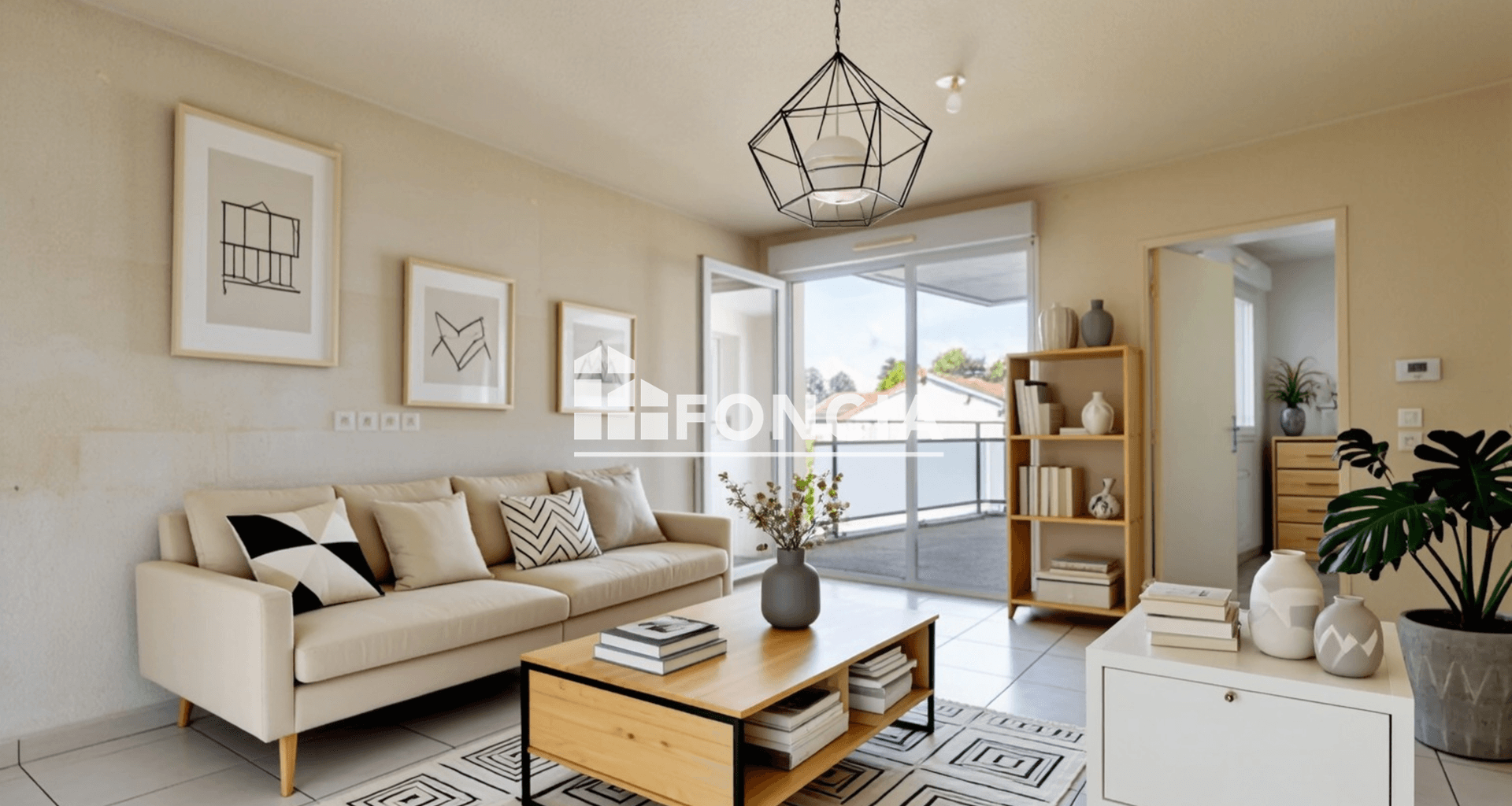 Appartement 2 pièces (39.87 m²) à vendre - Rillieux-la-pape (69140)