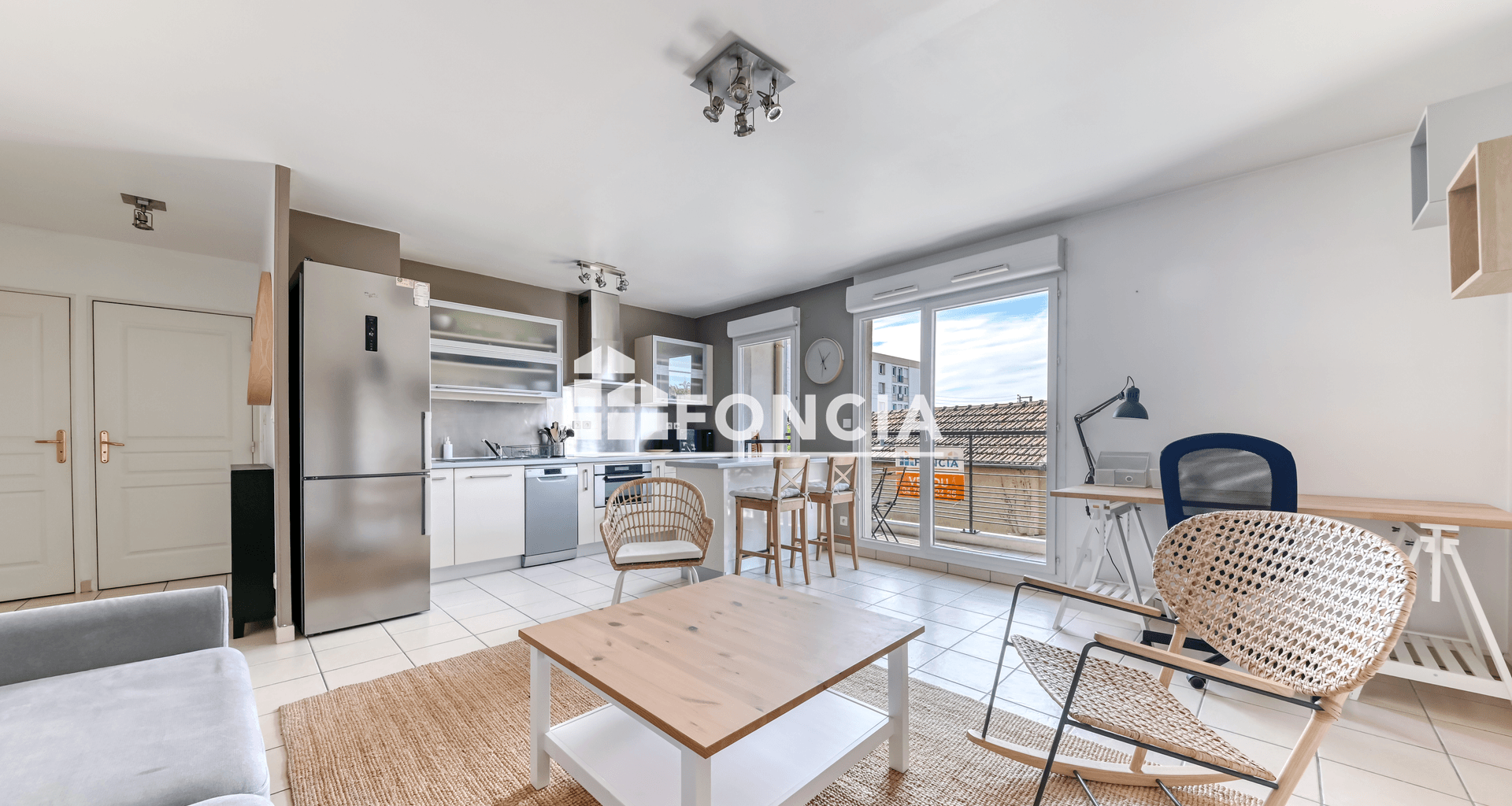Appartement 2 pièces (47.32 m²) à vendre - Vaulx-en-velin (69120)
