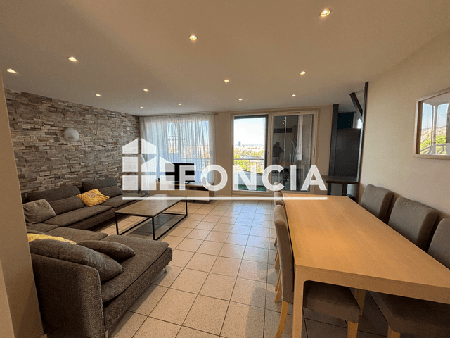 Appartement meublé 4 pièces (63.68 m²) à louer - La Mulatiere (69350)